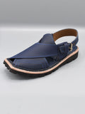 Kaptaan Chappal | PC-223 | Grab Sole | Blue Color | HandMade