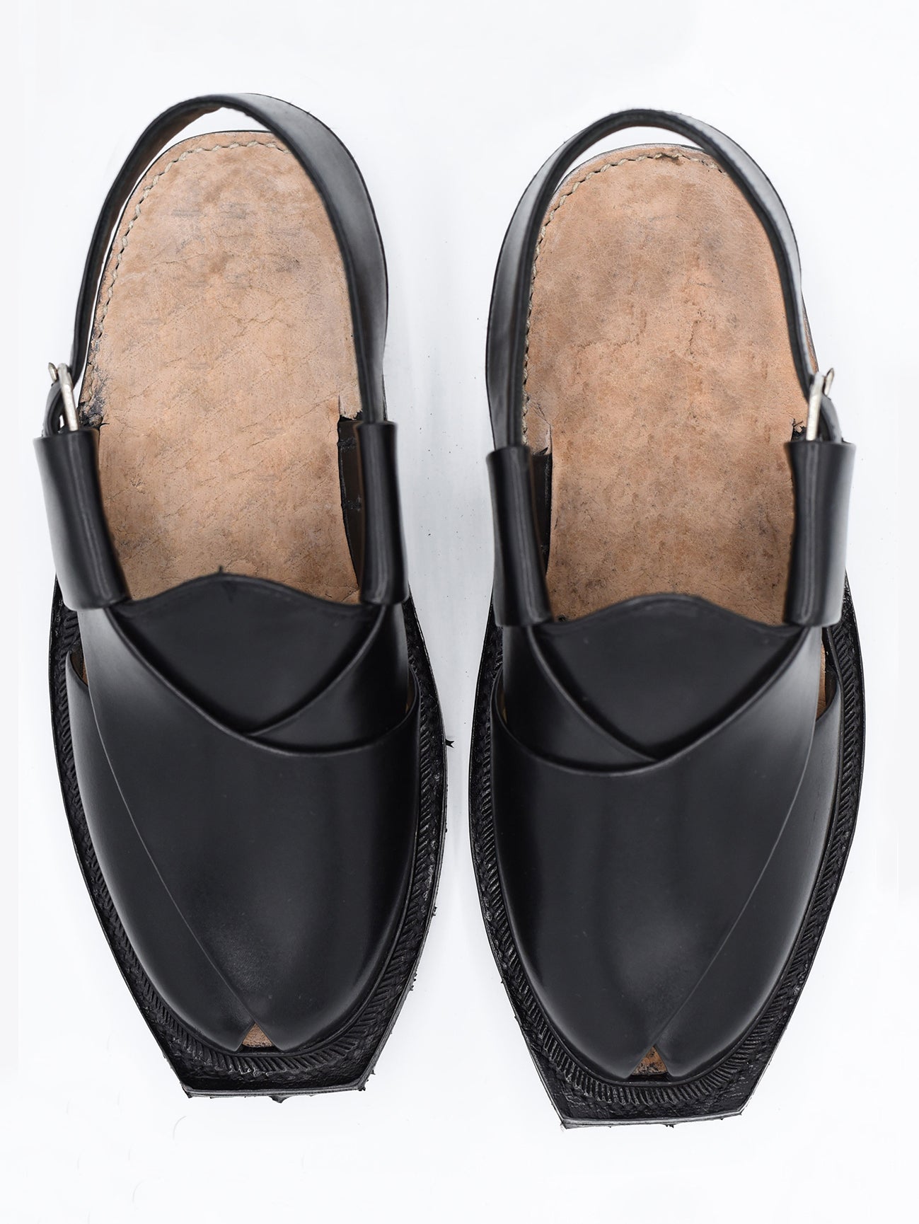 New Black | Code PC-257 | Norozi Chappal | 100% Original Leather Made - 6