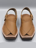 Kaptaan Chappal | Code PC-027 | Camel Brown Color | HandMade