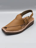 Kaptaan Chappal | Code PC-027 | Camel Brown Color | HandMade