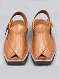 Kaptaan Chappal | Code PC-045 | Brown Color | 100% Original