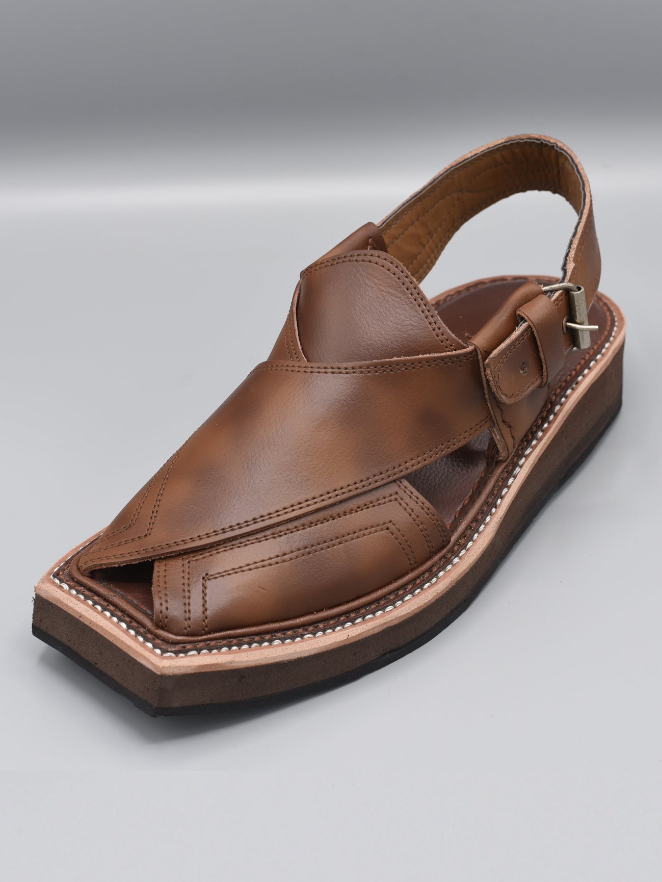 Kaptaan Chappal | PC-022 | Double Shade | HandMade